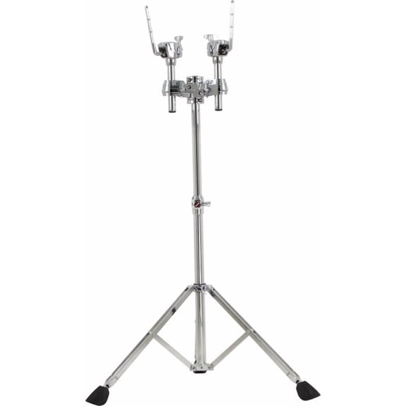 British Drum Co Casino Double Tom Stand - Palladium Hardware