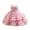A, variant on 6M-4Y Newborn Baby Dresses Gift Girl Sleeveless Kawaii Princess Birthday Party Skirt Dress Little Girls Bowknot Flower Dress