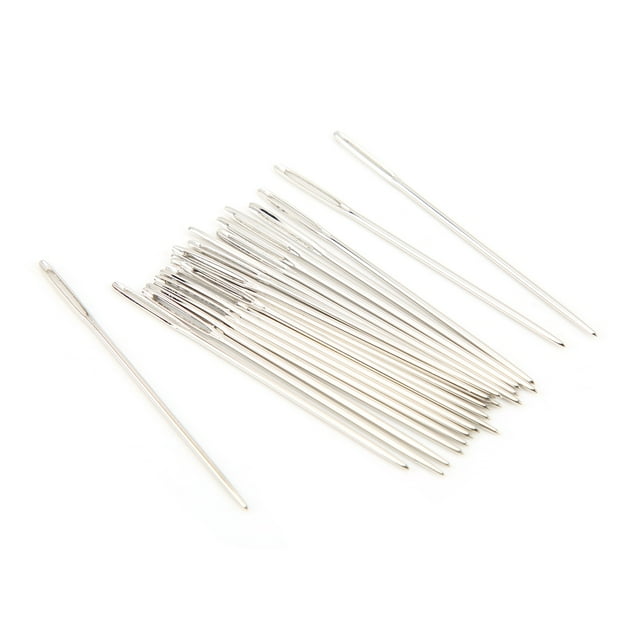 Aiguilles, 25 Pcs Aiguilles à Main Aiguilles de Couture Robustes Aiguilles en Acier Inoxydable Performance Solide