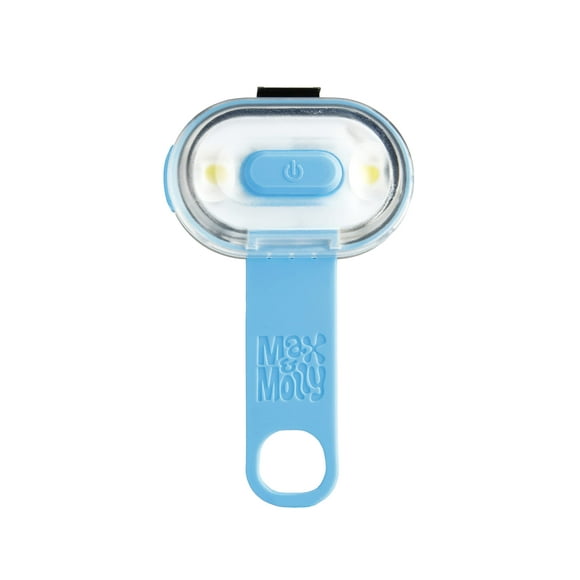 Max & Molly USB Rechargeable Ultra Bright LED Light, 100% Waterproof, Stretch Silicone Band Securely Attaches as Essential Safety Dog Collar Light, Nightime Walking, Running, Kayaking and Biking.