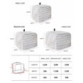 thumbnail image 2 of White Wooden Plank Toaster Cover 4 Slice, Large Kitchen Appliance Covers, Country Vintage Farmhouse Wood Grain Toaster Oven Cover with Loop, Bread Machine Cover Polyester Dust Cover Protection, 2 of 4