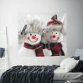 thumbnail image 4 of Daiia Christmas Snowman With Hat Pattern Tapestry 60x51 Inches Wall Hanging Tapestry Artistic Wall Hanging Bedroom Wall Decor Living Room Tapestry Dorm Room Decor, 4 of 9