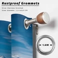 thumbnail image 6 of 1 Panel Outdoor Curtains for Patio Waterproof 54"x108" Nature Forest Weatherproof Privacy Outsides Curtains, Blue Sky Mountain Stone Lake Landscape Grommet Thermal Drapes for Cabana Porch Pergola, 6 of 8