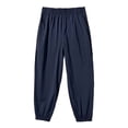 thumbnail image 5 of WPPGONE Teen Boys Cuffed Track Pants Breathable Moisture-Wicking Athletic Joggers with Elastic Waistband Big Kids School Workout Running Active Pants, 5 of 8