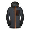 thumbnail image 5 of Yangnuo Mens Casual Fashion Windproof Warm Windbreaker Jackets Men's Solid Color Outdoor Climb Sport Run Pocket Zipper Long Sleeved Jackets, 5 of 5