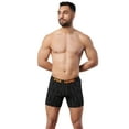 thumbnail image 2 of Foxpolo Men’s Boxer Briefs 4-Pack Gift Set – Cotton Stretch Fabric – Soft, Breathable and Flexible – For Daily and Sport Use | L - Black, 2 of 6