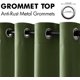 thumbnail image 4 of Cortinas MIULEE con aislamiento térmico Blackout 132 x 213 cm, color verde oliva, 4 of 6