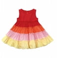 thumbnail image 2 of Baby Girls Rainbow Dress Toddler Princess Sleeveless Vest Beach Sundress Summer, 2 of 3