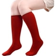thumbnail image 2 of 3 Pack School Uniform Cotton Knee High Socks Knee High Socks for Girls and Boys, 2 of 4