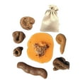 thumbnail image 2 of Juguete de simulación de caca, divertido regalo para hacer caca, con bolsa de almacenamiento, portátil, juguete de broma práctico, modelo de caca para, 2 of 10