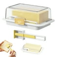 thumbnail image 4 of ACDANC 2026 New Airtight Butter Dish with Lid Multifunctional Butter Storage Tray Meal Prep Glass Pickle Container Dry Food Storage Containers Butter Dish with Lid for Kitchen,Dining,Pantry, 4 of 7
