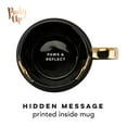 thumbnail image 5 of Pinky Up Chloe Cat Ceramic Coffee Mug, for Tea, Milk, or Matcha, 12oz Black, 5 of 6