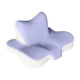 thumbnail image 1 of Almohada de lectura en forma de cuña, almohada para posición prona, suave, transpirable, de espuma viscoelástica, ergonómica, cervical Beige violeta, 1 of 9