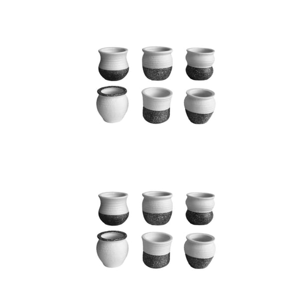 Kearding Maceta resistente a la intemperie para flores, hierbas y verduras, jardines, belleza, interior y exterior, maceta para plantas copo de nieve 2Conjunto