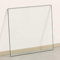 TesNus Hongdian Glass Table Top Stain Resistant Glass Table Tops, 20 in Square, 0.23 in, Clear