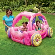 Angle View: Play Day Inflatable Princess Carriage Pool Playcenter, Pink