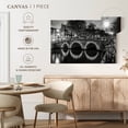 thumbnail image 5 of Elephant Stock Modern View Amsterdam Wall Art - Horizontal Canvas Wall Art - Living Room Wall Decor - Places Canvas - Gray And Black Decor By Melanie Viola - 12" x 8", 5 of 8