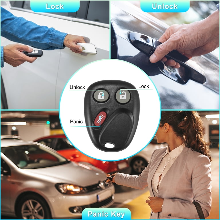 5 Button Keyless Entry Remote For Chevrolet Tahoe 2015-2020 – Replacement Smart Fob, FCC ID M3N32337100
