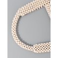 thumbnail image 4 of Zhuge Bolso de hombro tejido para mujer, bolso de mano tejido, bolso de mano tejido elegante para playa de verano, bolsos de hombro de 9,64 x 1,96 x 6,1 pulgadas (blanco), 4 of 5