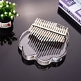 thumbnail image 4 of Labymos Muslady 17-Key Kalimba Thumb Piano Transparent Acrylic Material with Carry Bag Musical Note Stickers Tuning Hammer Cleaning Cloth Musical Gift, 4 of 8