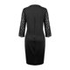thumbnail image 5 of Vestido de lentejuelas con perspectiva de empalme sólido de manga larga de talla grande Sexy para mujer a la moda Fridja nbo589, 5 of 7