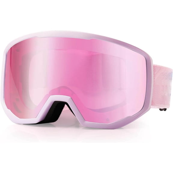 Ski/Snowboard Goggles, OTG Anti Fog UV Protection