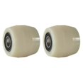thumbnail image 3 of 2Pcs Pallet Truck Wheel Roller Wheel with Bearings Forklift Accessories Sturdy Flat Belt Idler 80mmx70mm Truck Load Wheel-Good, 3 of 5