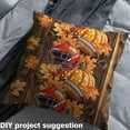 thumbnail image 2 of Homewish Teens Harvest Pumpkin 01, Cartoon Rugby Helmet Room Decor Fabric by the Yard, Rustic Farmhouse Sewing Fabric, Microfiber Bedroom Decor, 2 of 6