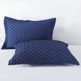 thumbnail image 4 of JML 3 Piece Queen Comforter Set With Pillow Shams, Microfiber Diamond Comforter, Navy, 4 of 7