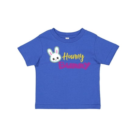 

Inktastic Easter Hunny Bunny White Bunny Cute Bunny Gift Toddler Boy or Toddler Girl T-Shirt