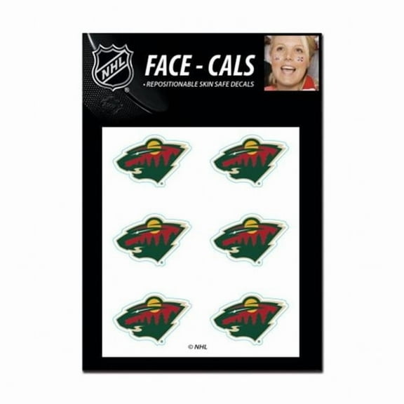 NHL Minnesota Wild Tattoo Face Cals