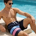 thumbnail image 6 of REDESS Mens Swim Trunks with Liner, Mens Athletic Running Workout Shorts 6" Inseam, Sizes S-2XL, 6 of 8