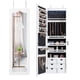 thumbnail image 1 of Espejo de Pared con 6 Cajas de Almacenamiento | Joyero Organizador con LED para Dormitorio y Guardarropa, 120x37x8.7 cm(Blanco), 1 of 10