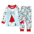 thumbnail image 2 of Conjunto de ropa de invierno para bebés, Papá Noel, disfraz de Navidad para bebés, pijamas, ropa de casa, ropa para niños pequeños, traje para niños, 2 of 4