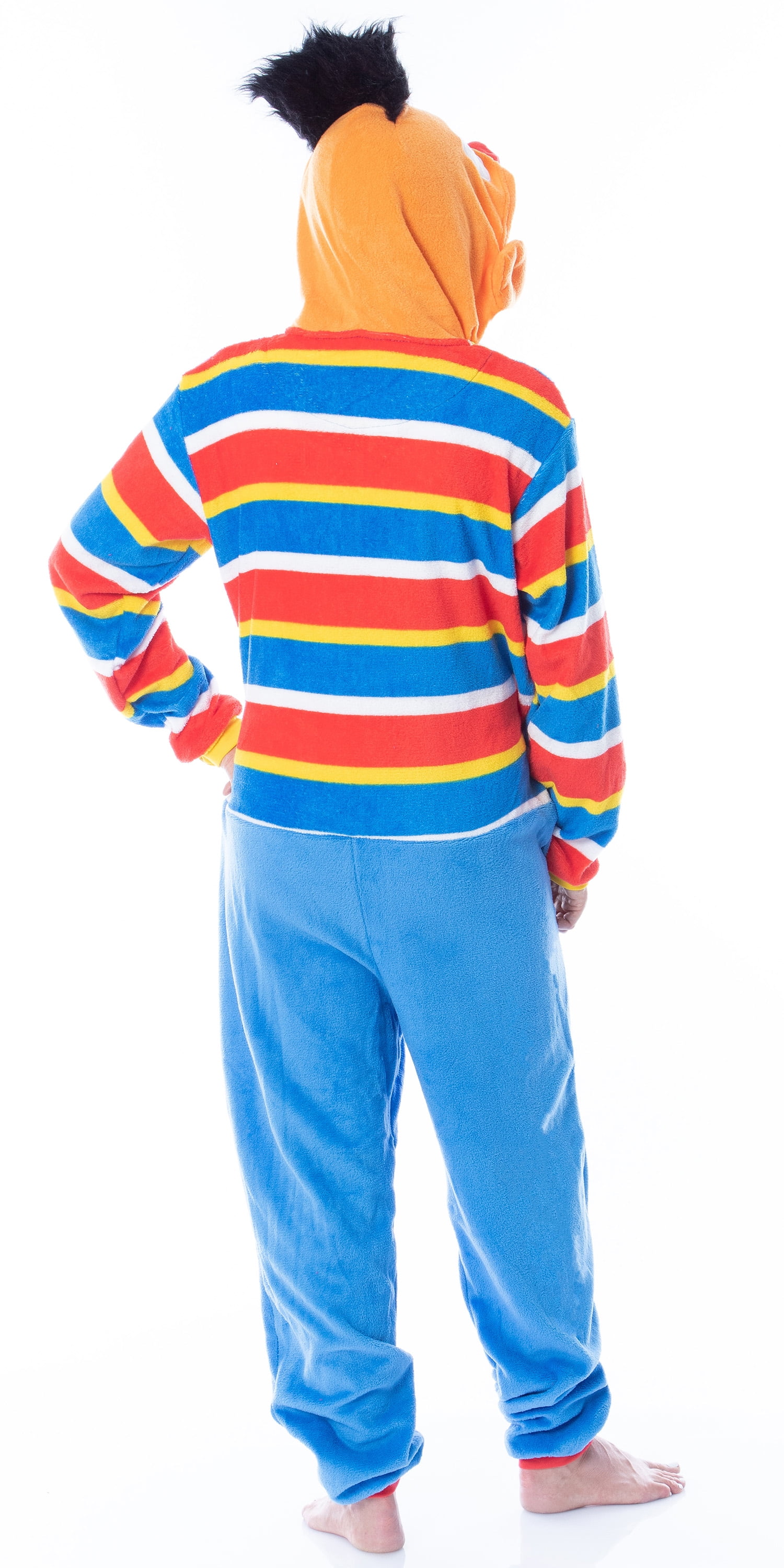Sesame Street Halloween Adult Ernie Union Suit Costume Pajama for - Main Image