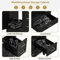 thumbnail image 4 of Duxelifin 30" Bathroom Vanity with Sink, Modern bathroom sink cabinet with Soft-Close storage Drawers, Freestanding Vanity with Ceramic Top (Black), 4 of 14