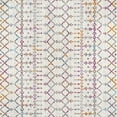 thumbnail image 2 of JONATHAN Y MOROCCAN HYPE 5' Square Area Rug, Boho Vintage Diamond - Ivory/Multi, MOH101E-5SQ, 2 of 9