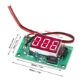 thumbnail image 4 of Module de Comptoir à LED Rouge à 3 Chiffres avec Mémoire Non Volatienne, Fonctionnement 4-7V, Construction PCB pour Projets d'Automatisation Industrielle, Robotique et Électronique - Auto-Increment, Max 999, 4 of 6