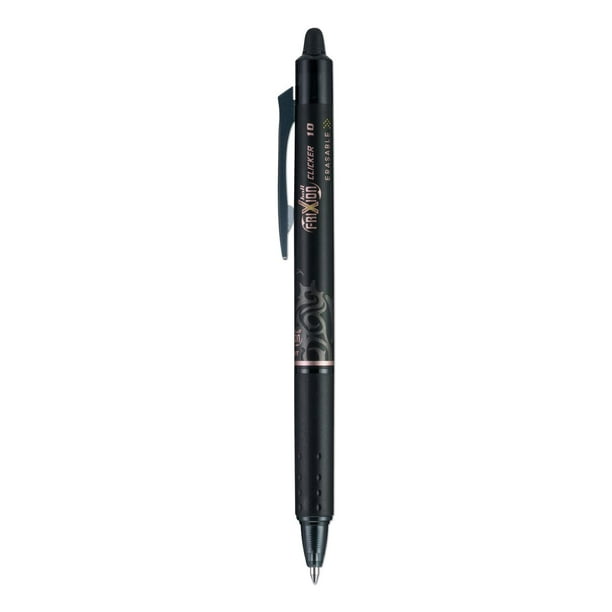 Bolígrafos de gel PILOT FriXion Clicker, borrables en negrita, 1 mm, paquete de 12