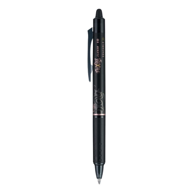 Bolígrafos de gel PILOT FriXion Clicker, borrables en negrita, 1 mm, paquete de 12