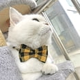 thumbnail image 3 of VINIPET Breakaway Cat Collar with Bow Tie and Bell for Small Med Cat (Yellow), 3 of 7
