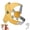 Yellow, variant on Chewie Cozy Dog Harness, Chewie - Adjustable No Choke No Pull Reflective Cozy Harness with Traction Rope, Soft Breathable (Yellow, M)
