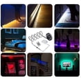 thumbnail image 4 of Bande LED avec Télécommande, Alimentée par Batterie, Étanche IP65 - Haute Luminosité pour Décoration de Rétroéclairage TV, Éclairage de Chambre, Décoration Murale - DC 5V RGB 3M, 4 of 5
