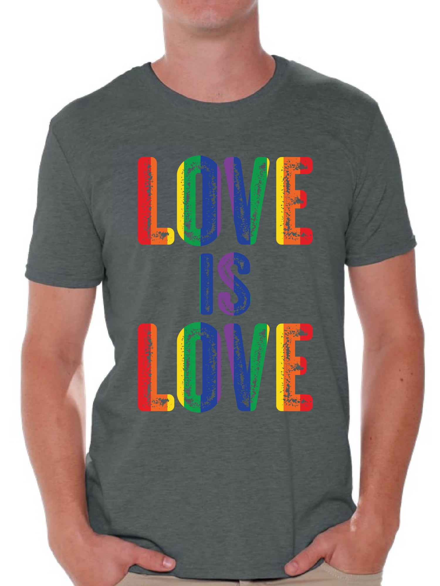 Awkward Styles Love is Love Shirts for Men Gay Shirt Gay Love Shirt ...