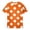 Orange, variant on REDARER Girls Short Sleeve T-Shirt Polka Dot Print Casual Breathable Summer Daily Wear Tee,13-14 Years