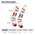 thumbnail image 3 of Women's Knee High Socks Happy Birthday Thermal Soft Knee Long Socks, 3 of 7