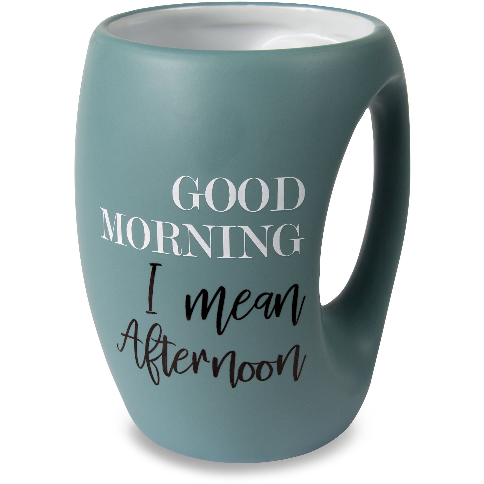 Mom Gift From Daughter Good Morning Mom 16 Oz Mug By Pavilion Gift Co. -  Purple Huggable Coffee Cup Pavilion Gift Company Mug