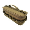 thumbnail image 2 of Bolsa de almacenamiento de campamento Bag de cocina de cocina Multipropósito Multipropósito Utensilios de cocina Pouch Organizador de campamento para Caqui, 2 of 8