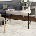 thumbnail image 4 of Evelyn&Zoe Mid-Century Modern 48" Wide Alder White Home Office, 4 of 7