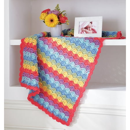 Mary Maxim Bavarian Baby Blanket